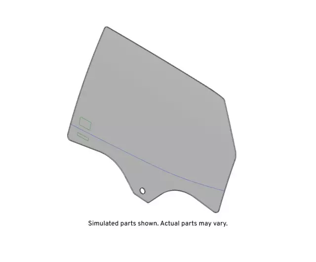 Rear Driver Side Door Window