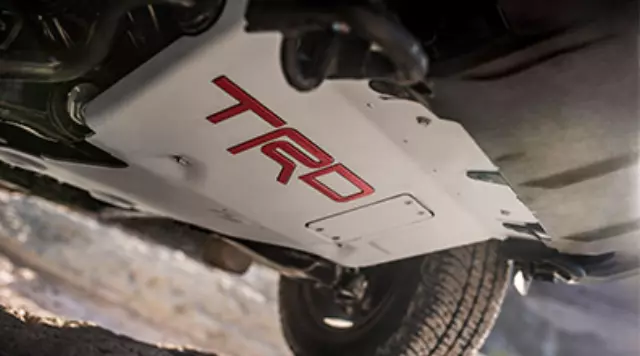 PTR60-34190 - Trd Front Skid Plate With Red Inlay 2020-2022 Toyota
