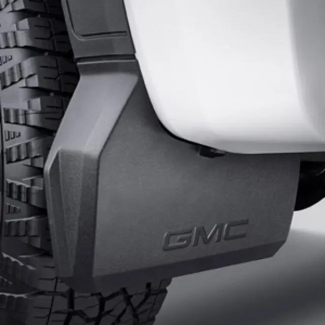 84420656 - Rear Splash Guards - Black With Gmc Logo 2019-2026 GMC