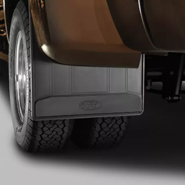 Splash Guards, Heavy Duty, Black, Rear Pair