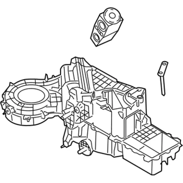 2015-2017 Ford A/C Evaporator Core And Case Assembly FL1Z-19850-D