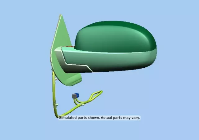 Primed Driver Side Mirror