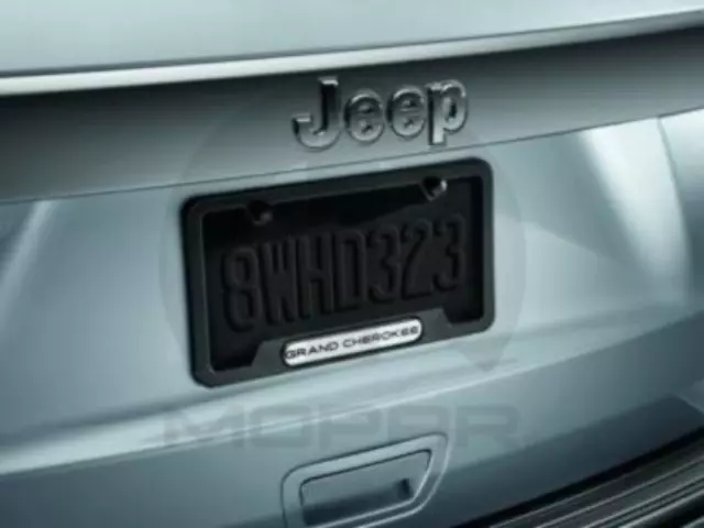 Jeep Grand Cherokee License Plate Frame - 82213626AB