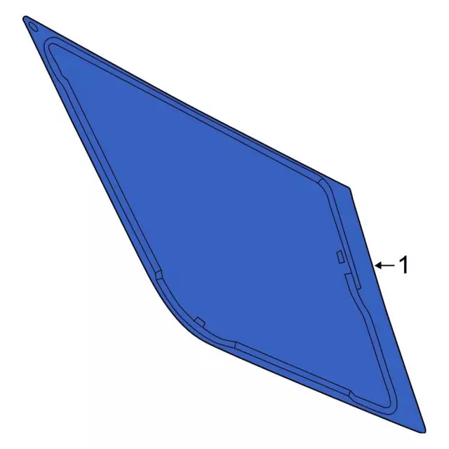 クリアファイル allen 2020-2025 Ford Quarter Glass - Passenger Side (RH) LB5Z