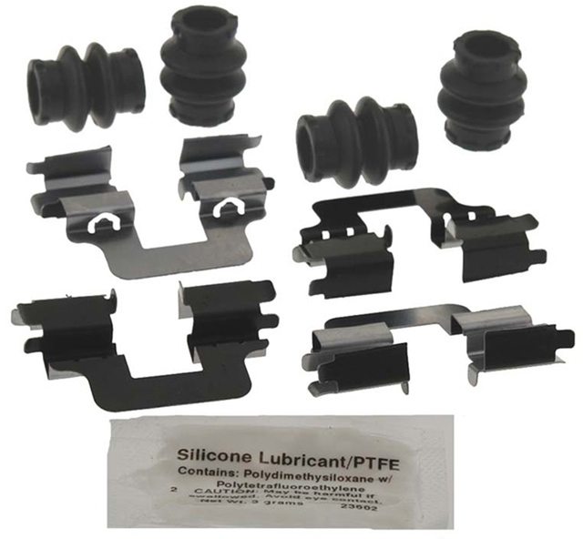 thumbnail image 2 of ACDelco Gold Rear Disc Brake Caliper Hardware Kit - Includes Clips, Springs, Pins For GM Vehicles (18K1820X) 2 of 4