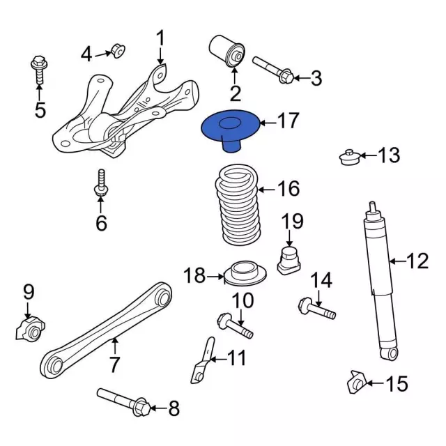 5r3z5586aa - Ford Upper Insulator | Levittown Ford Parts