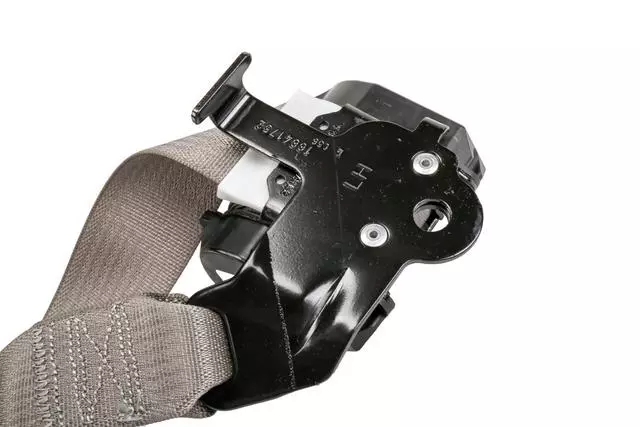 Pewter Driver Seat Belt with Retractor