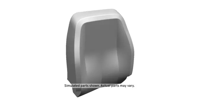 Jet Black Passenger Seat Back Cover