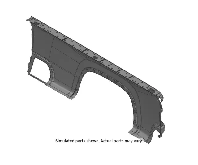 2020-2025 Chevrolet Passenger Side Pickup Box Outer Side Panel