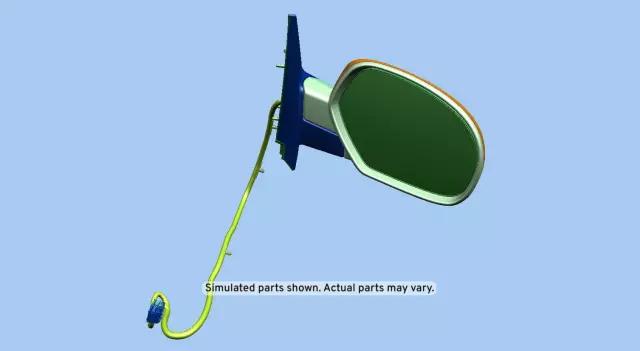 Primed Passenger Side Mirror