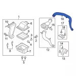 Engine Air Intake Hose