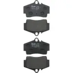 Brembo low-met brake pad and UV coated vented drilled brake disc kit