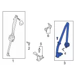 2019-2024 Ford Ranger - Seat Belt Lap And Shoulder Belt