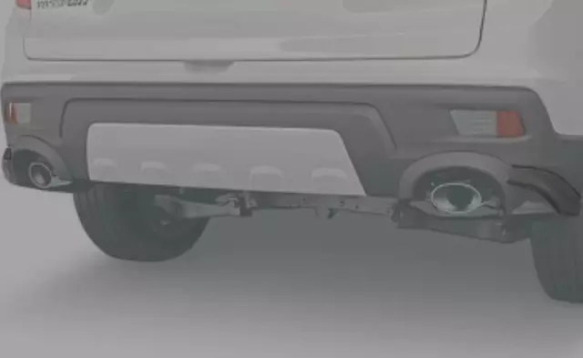 Rear Under-Body Spoilers - Crystal Black Pearl