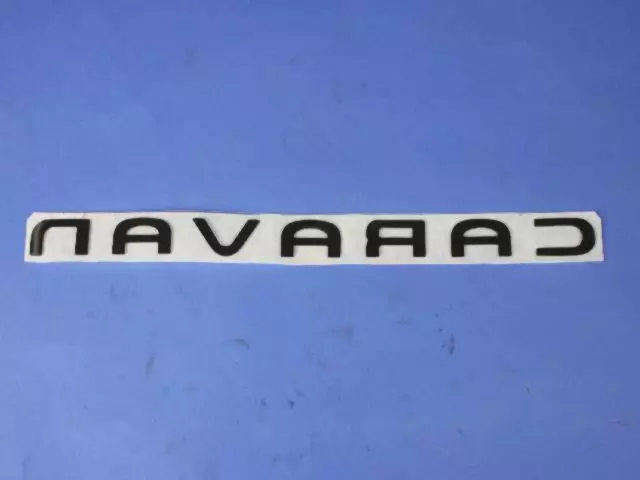 Caravan Nameplate