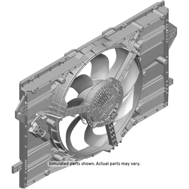 Engine Coolant Auxiliary Fan Shroud