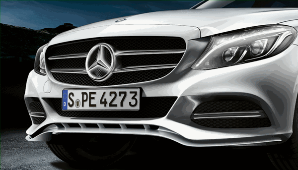 Illuminated Mercedes Star - Chrome - Mercedes-Benz (166-817-03-16-64)