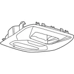 2015-2019 Ford Escape - Overhead Console