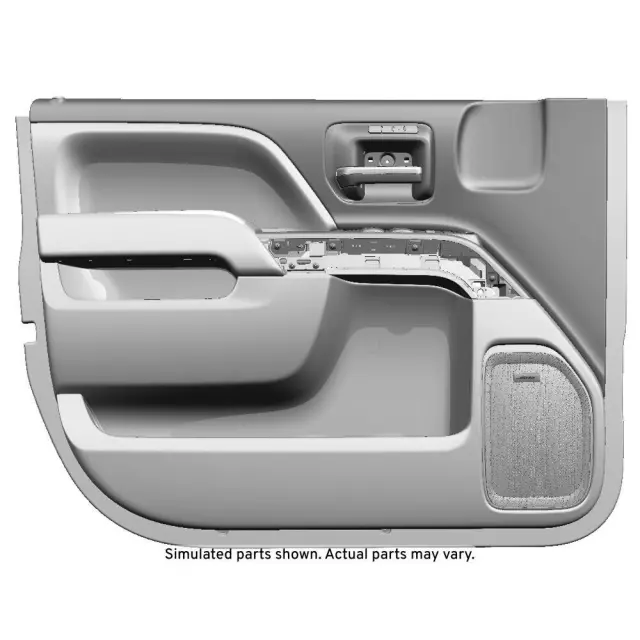 Black Front Driver Side Door Trim