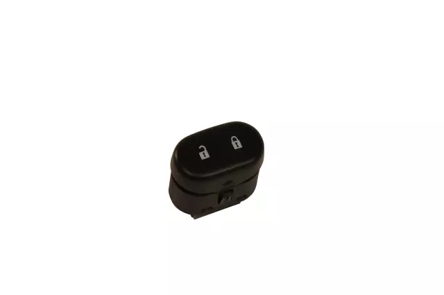 Black Door Lock Switch with Blue Backlight