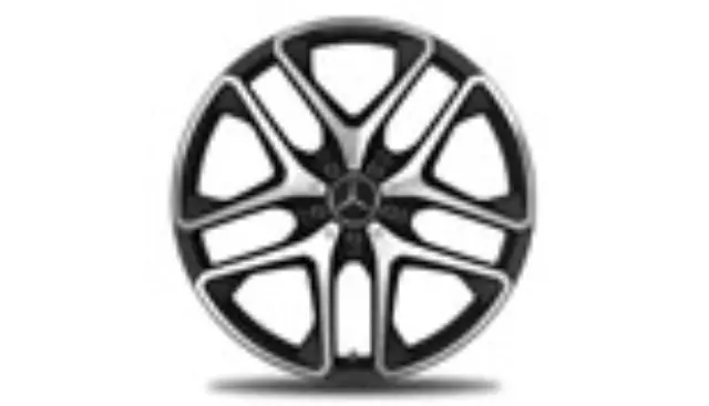 25340136007X36 - Wheels: Wheel AMG 5-Twin-Spoke 50.8 Cm (20 Inch) for Mercedes-Benz: GLC 300, GLC 350e, GLC 43 AMG&amp;reg;, GLC 63 AMG&amp;reg;, GLC 63 AMG&amp;reg; S Image