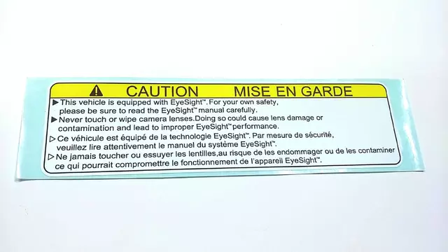 Caution Label