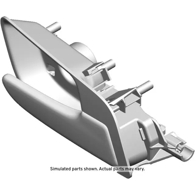 Black Passenger Side Door Inside Handle