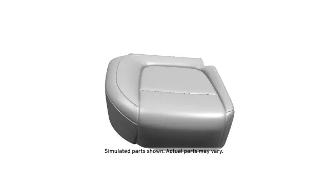 Light Ash Gray Rear Passenger Side Seat Cushion Cover