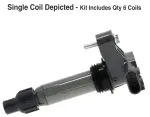 NGK COP (Pencil Type) Ignition Coil Multi-Pack (Qty 6)