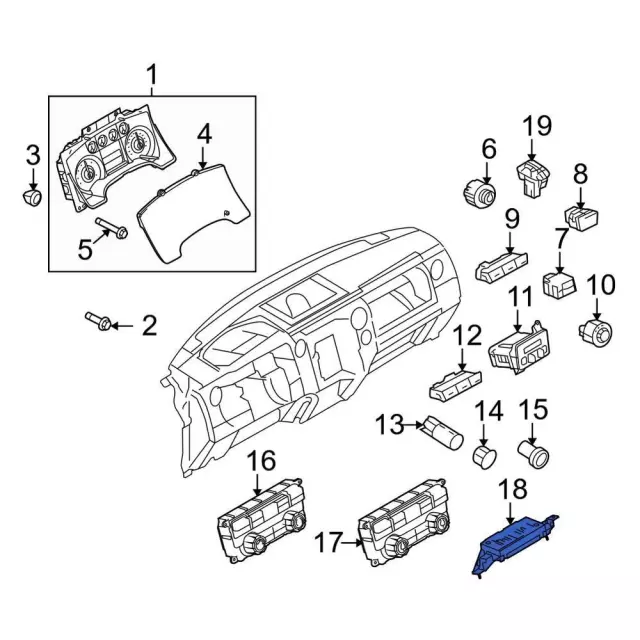 al3z19980z - Ford HVAC Control Module | Levittown Ford Parts