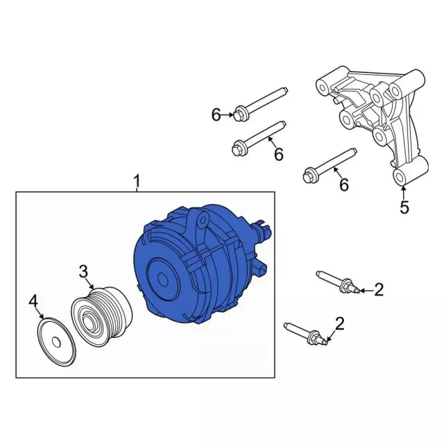 l1mz10346c - Ford Alternator | Levittown Ford Parts