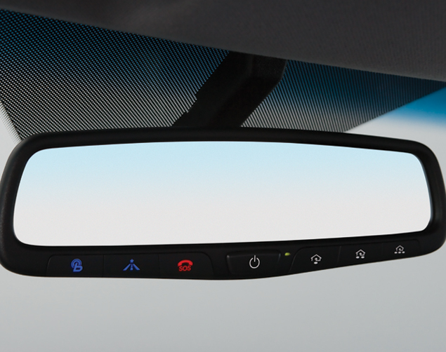 thumbnail image 2 of OEM Kia Optima Auto Dimming Rear View Mirror With Homelink & Compass (2015-2017) 2 of 2