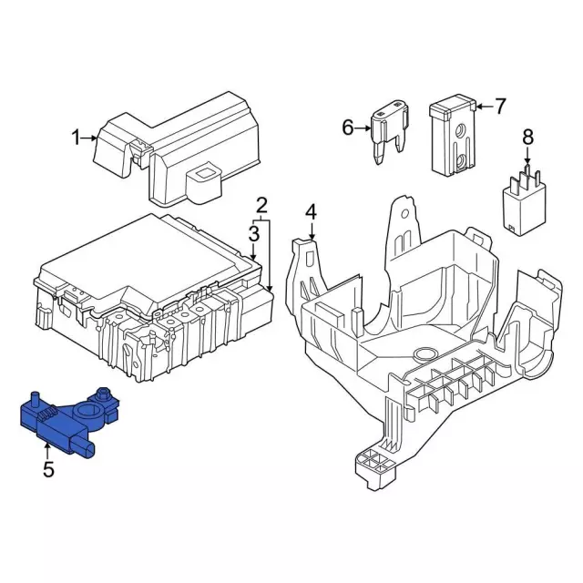 Genuine Ford Battery Cable Terminal End ML3Z-10C679-B