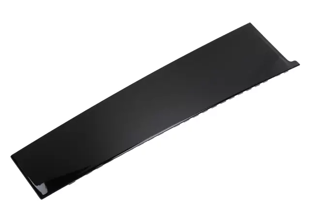 Black Rear Driver Side Door Window Frame Rear Applique