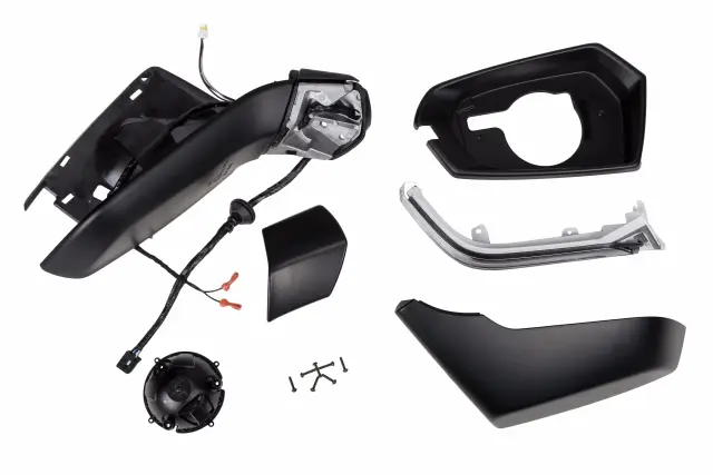 Power Heated Side Mirror Pair For Lexus RX330 – Black, Manual Fold – AM Autoparts