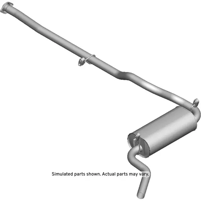 2018-2020 GM Exhaust Muffler with Exhaust Pipe 84908957