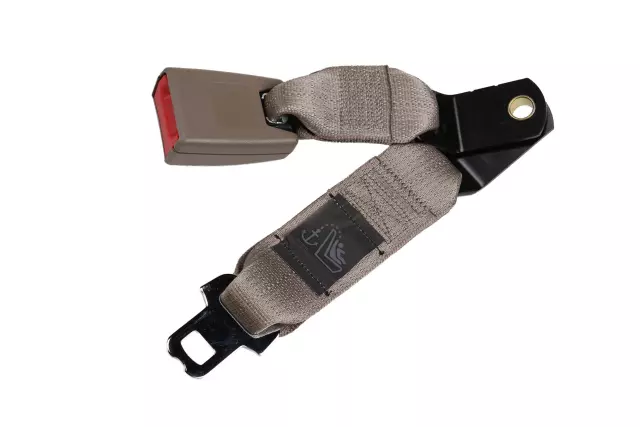Medium Neutral Rear Seat Belt with Buckle