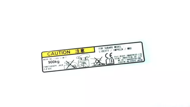 Caution Label