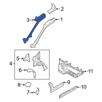 Inner Windshield Pillar