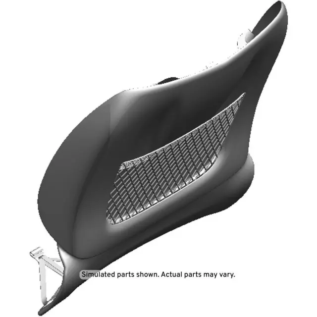 Jet Black Driver Seat Back Cushion Finish Panel