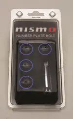 NISMO LICENSE PLATE BOLT SET-BLUE