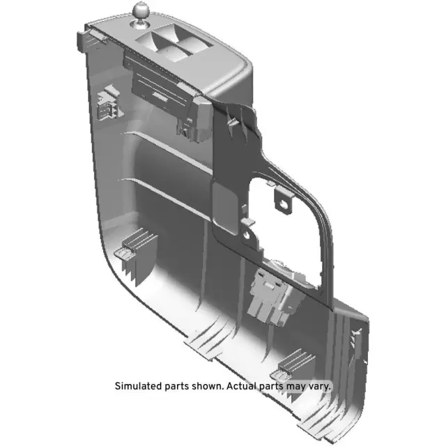 2024-2025 GM Pewter Front Driver Side Door Accessory Switch Mount