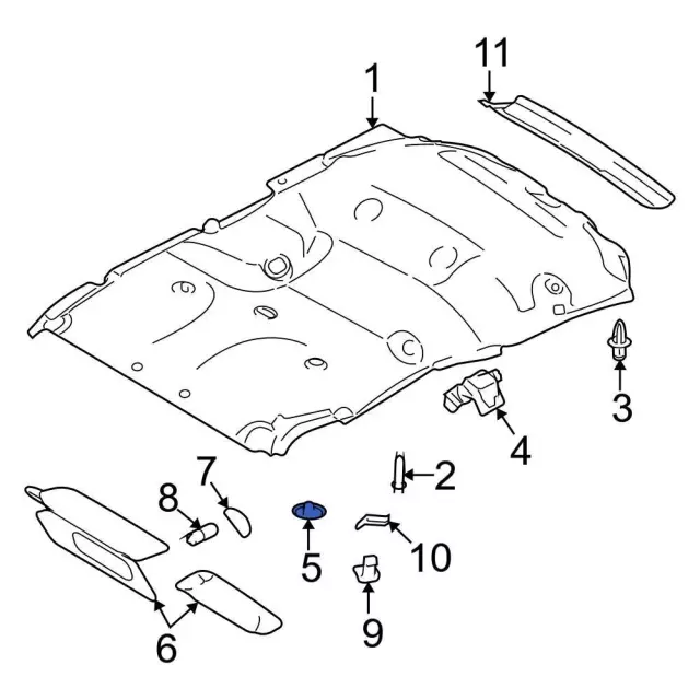2015-2021 Ford Dashboard Air Vent FL1Z-19893-AH | Ford OEM Parts