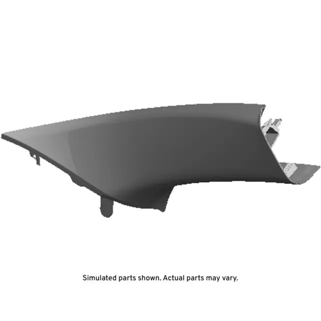 Gray Passenger Side Windshield Garnish Molding