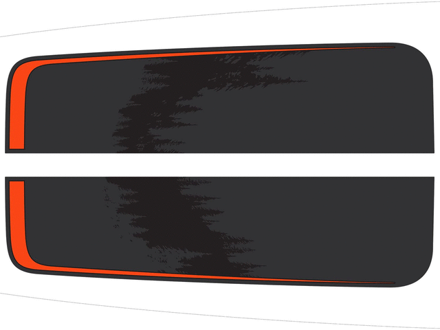 Timberline Dual Hood Stripe Graphics Kit