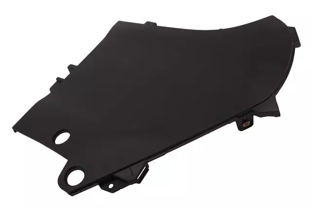 Jet Black Front Driver Side Floor Console Trim Plate