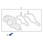 Water Pump Assembly Bolt (SOLD INDIVIDUALLY)