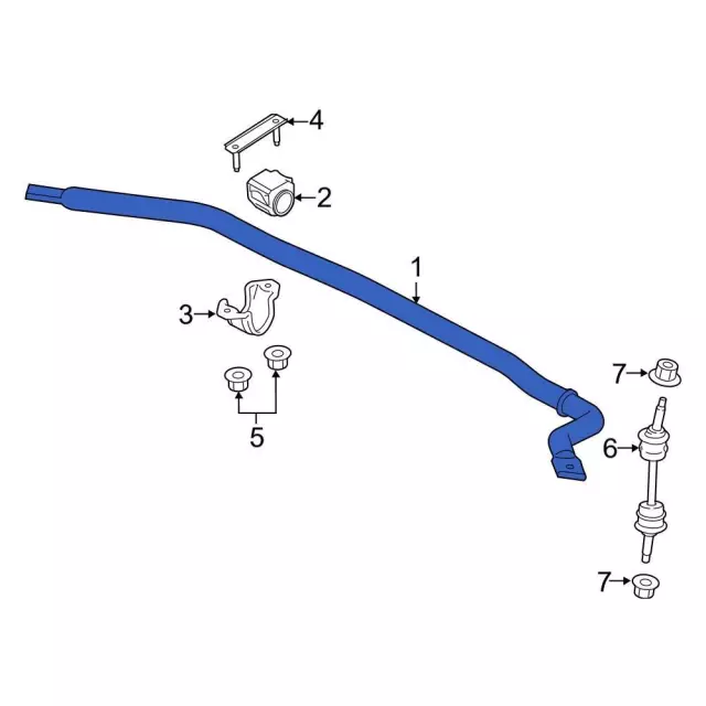 fl3z5482c - Ford Stabilizer Bar | Levittown Ford Parts