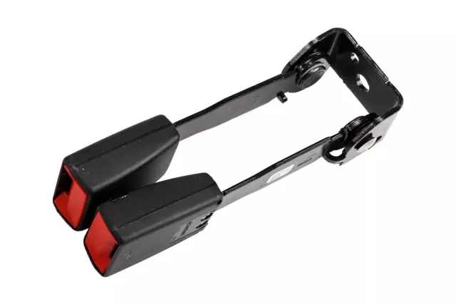 Jet Black Rear Seat Belt with Buckle