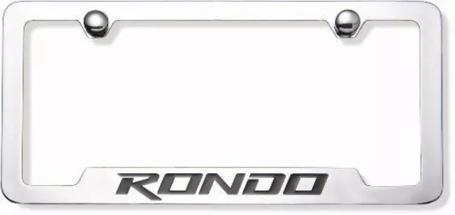 License Plate Frame - Chrome